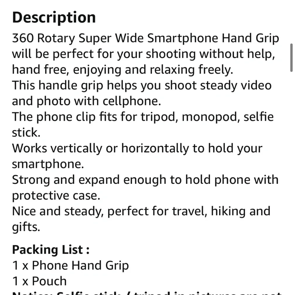 Anti-Slip Phone Vlogging Selfie Stick
